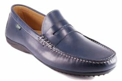 Mocassins Shop 23 CABRIO Bleu Lisse