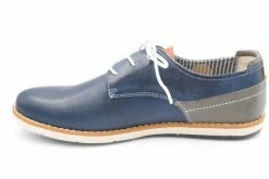 M4E-4104C1 Bleu -Mocassins Shop m4e 4104c1 bleu 3
